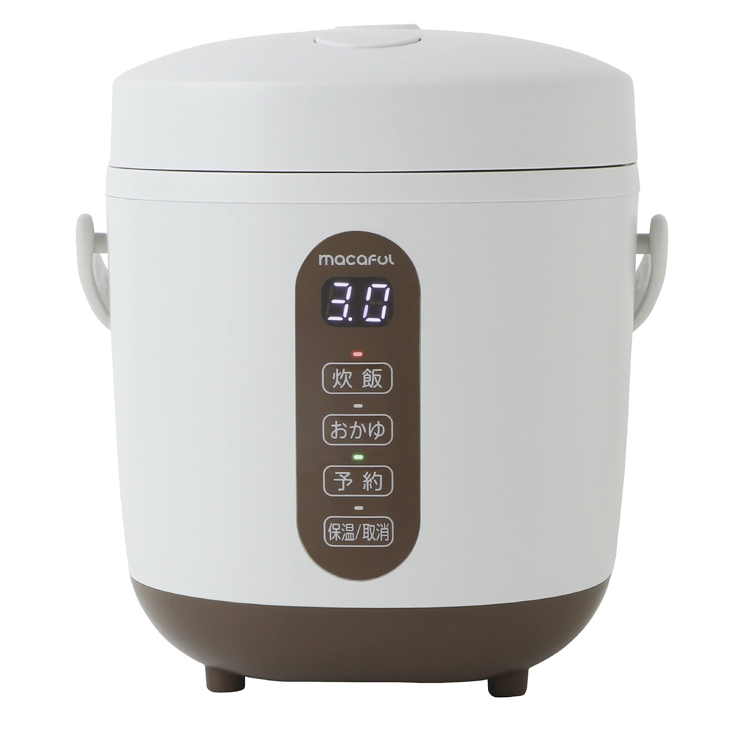 Nồi cơm điện mini macaful Trắng MRC-15L-GRG