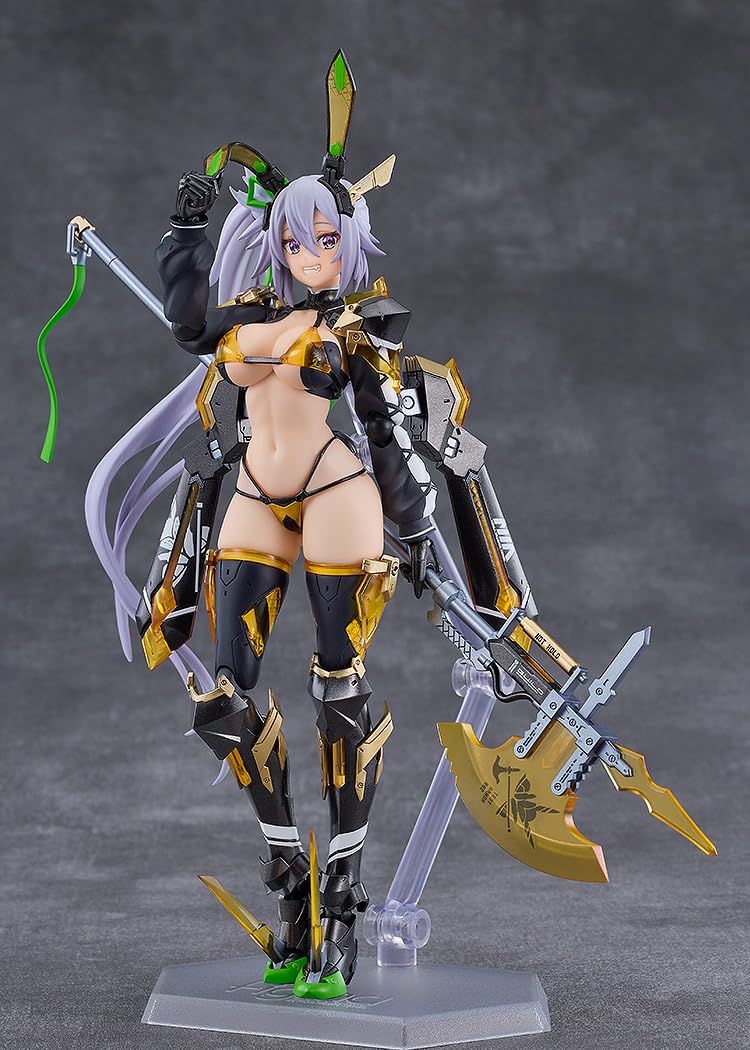 Max Factory Bunny Suit Planning figma Silva Barrel Line Plastic Painted Movable Figure Non-Scale Exclusive Stand Included Total Height Approximately 170mm (Head Height Approximately 148mm)