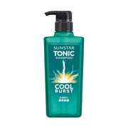 Sunstar Tonic Shampoo COOL BURST Shampoo Citrus Herb 460mL x 1 Pump [Refreshing Scalp Care] Non-Silicone Formula