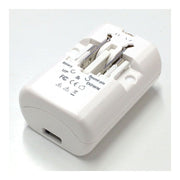 해외 여행용 2포트 전원 플러그 A/C/O/SE/BF형 USB2.1A TI-165