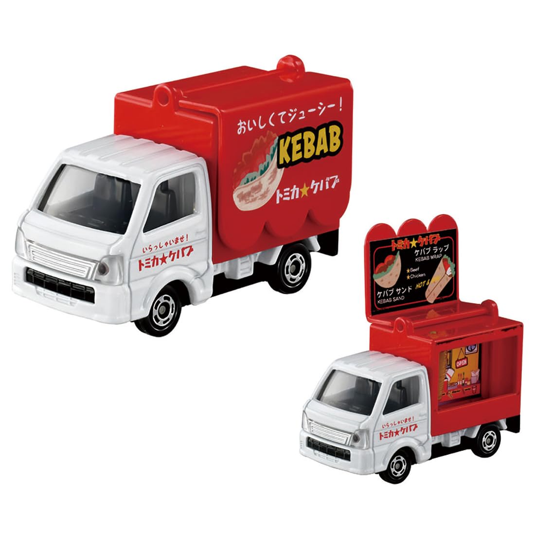 Takara Tomy Let's eat together! Tomica food shop set