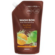 Saraya Washbon Prime Foam Herbal Citrus Refill 500ml Soap