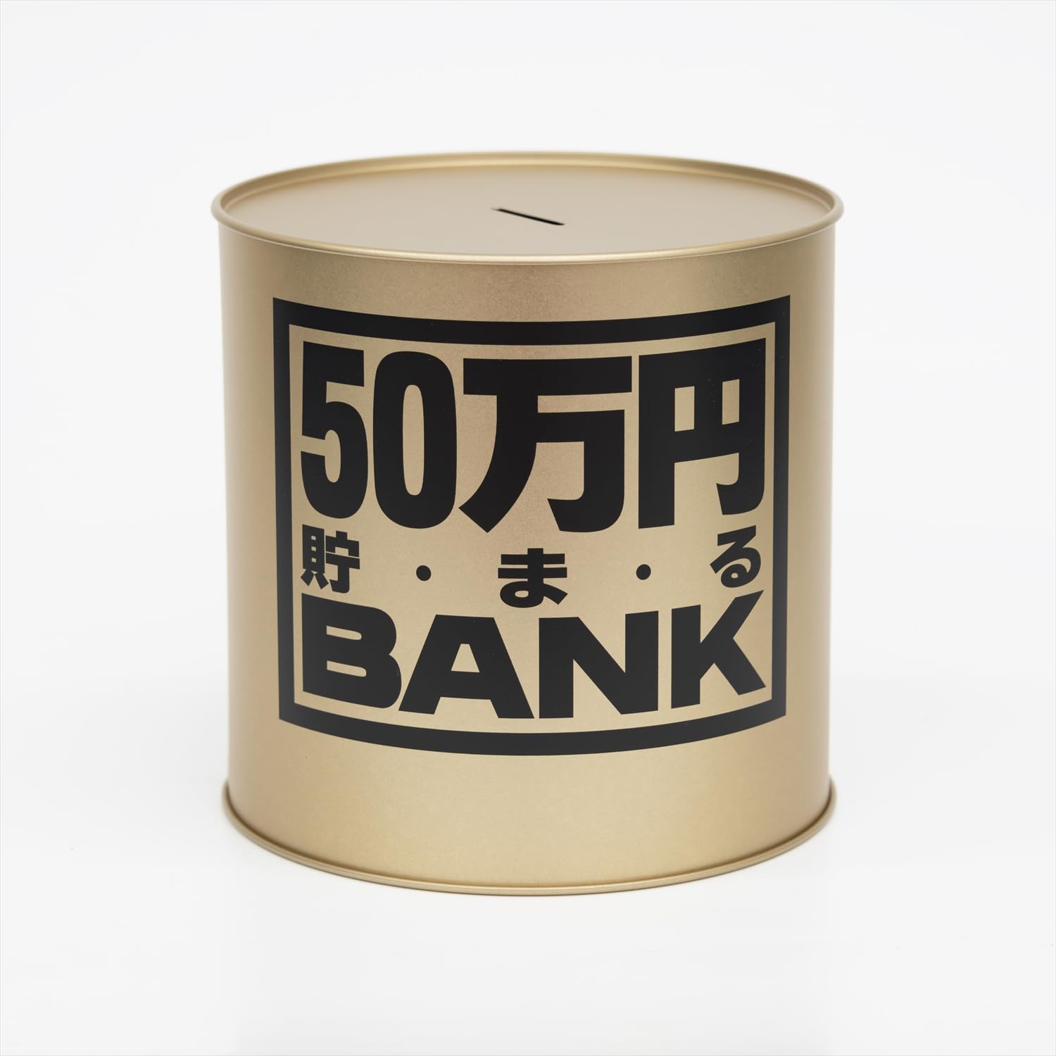 토이박스 메탈뱅크 50만엔 골드 합금강 13.8x13.8x13.8cm ‎569G