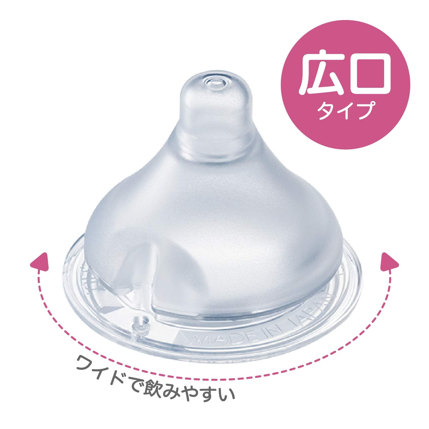 Tutu Baby Wide Mouth Type Baby Bottle Made of PPSU 240ml 0 Months~