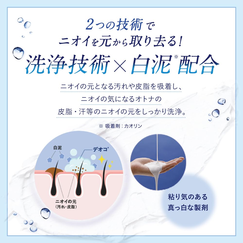 [Quasi-drug] Rohto Pharmaceutical Deoco Medicated Deodorant Body Cleanse Refill 250mL