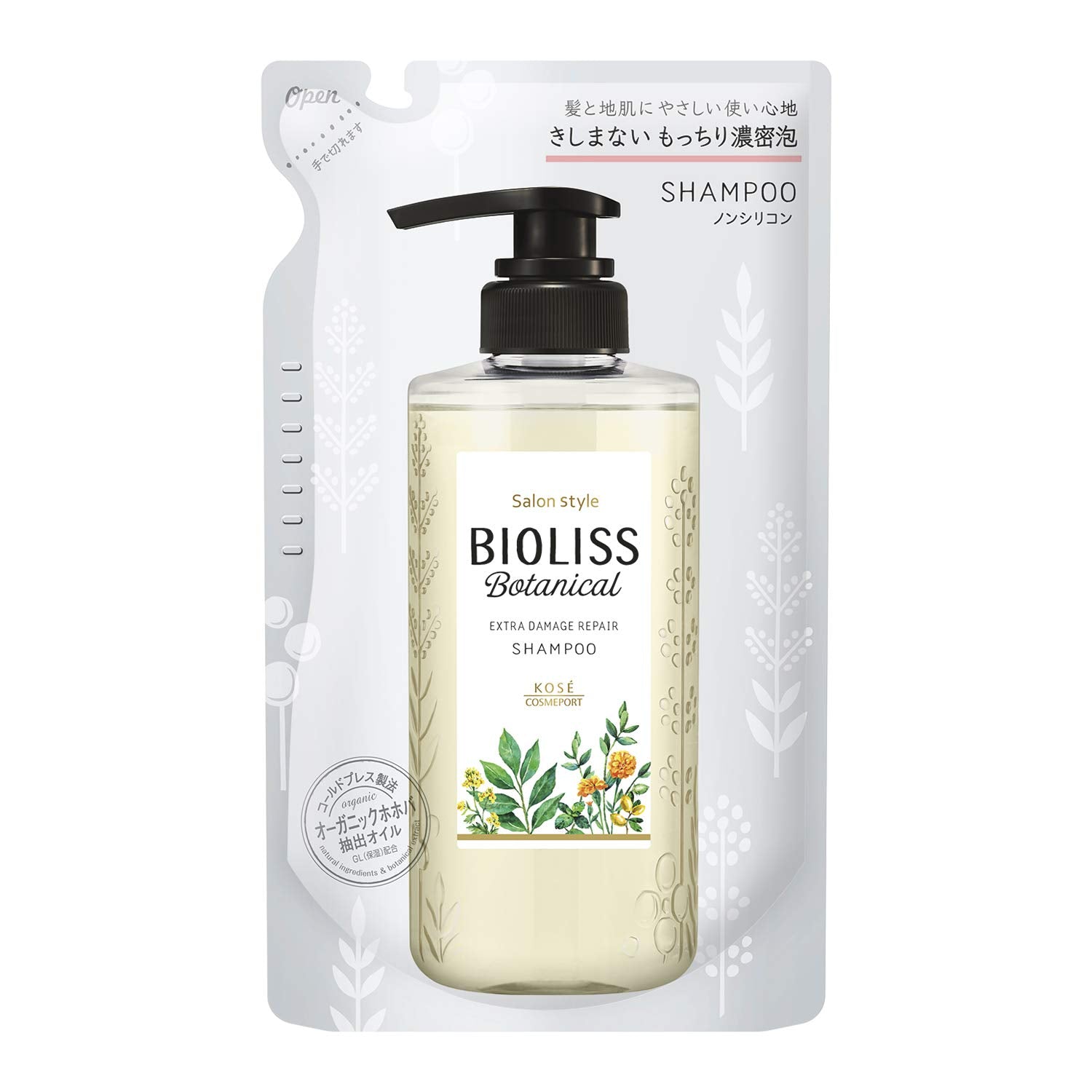 KOSE Salon Style Biolis Botanical Shampoo (Extra Damage Repair) Refill