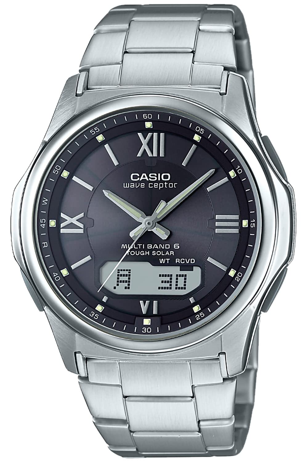 [Casio] Wave Ceptor Watch [Domestic Genuine Product] Radio Solar WVA-M630D-1A4JF Silver