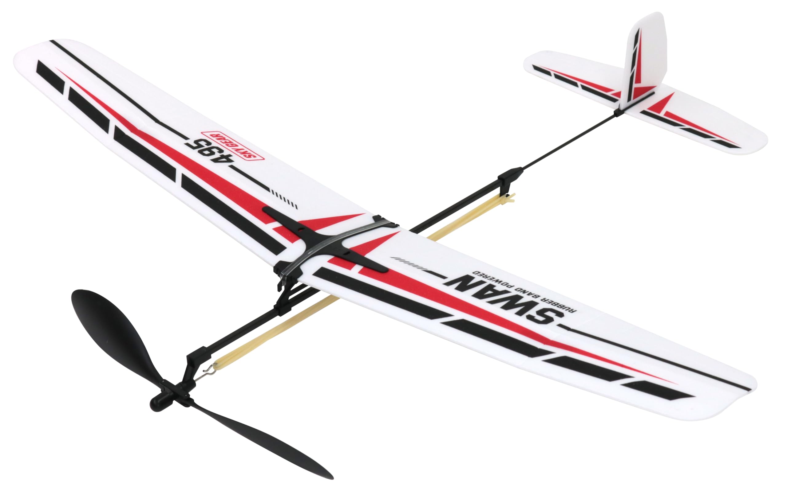 Ikeda Kogyo Rubber Powered Model Airplane Swan Ages 10 and up 000056670