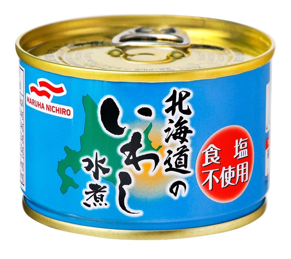 Maruha Nichiro Hokkaido sardines boiled in water, no salt 150g