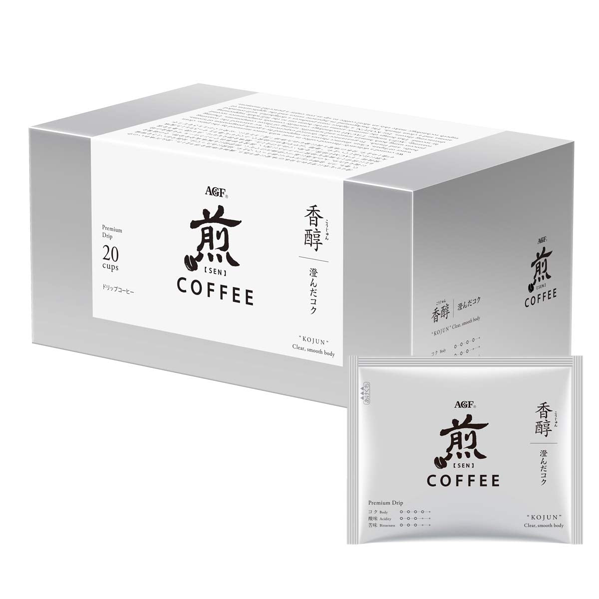 AGF Roasted Regular Coffee Premium Drip Kajou Clear Rich 20 Bags [Drip Coffee]