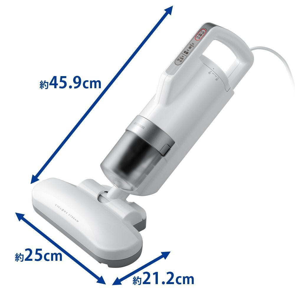Iris Ohyama Super Suction Futon Cleaner Equipped with Dust Mite Sensor Dusting Approx. 6000 times/min IC-FAC2