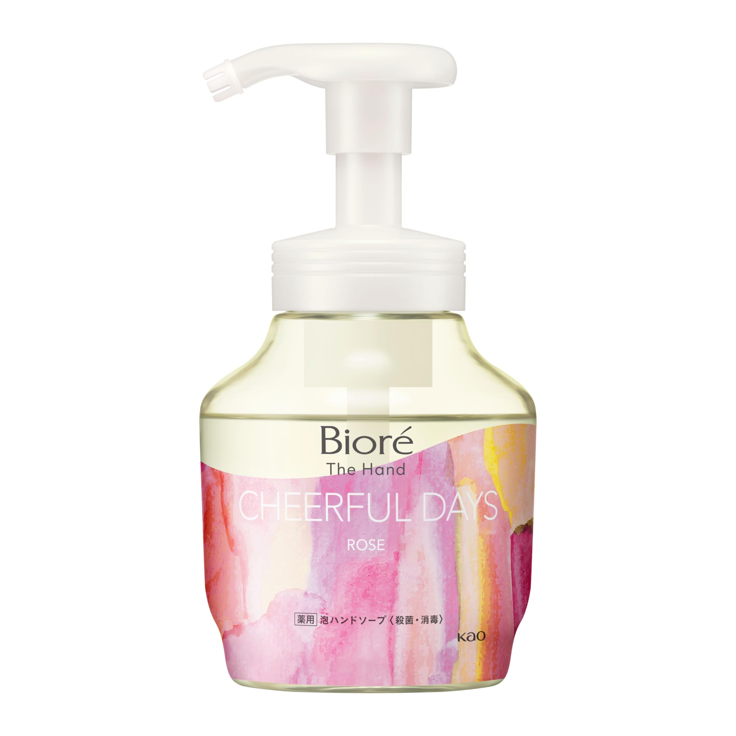 Bioré The Hand Foaming Hand Soap Morning Freshly Picked Rose Scent Pump