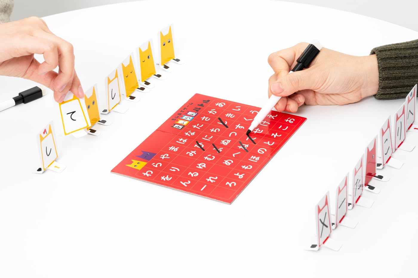 Gentosha Moji Attachment Game Aiue Battle Card Game