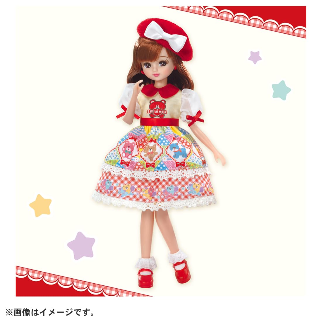 TAKARA TOMY Licca-chan Doll LD-16 SWIMMER Daisuki Licca-chan Dress-up Play Toy Ages 3+