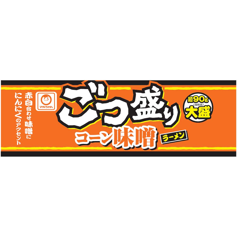 Toyo Suisan Maruchan Gotsumori Corn Miso Ramen 138g x 12 pieces