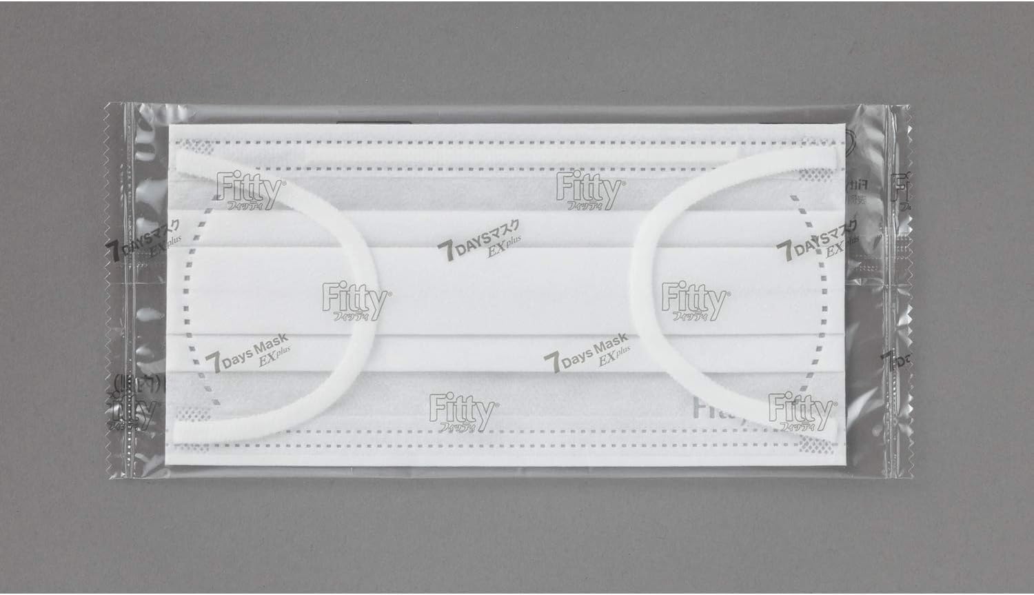(PM2.5 Compatible) Fitty 7DAYS Mask EX Plus 30 Pieces Regular Size White