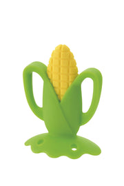 Richell Teething Chewy Corn (with case) Green 3 Months Soft Mouth Toy Silicone 022023