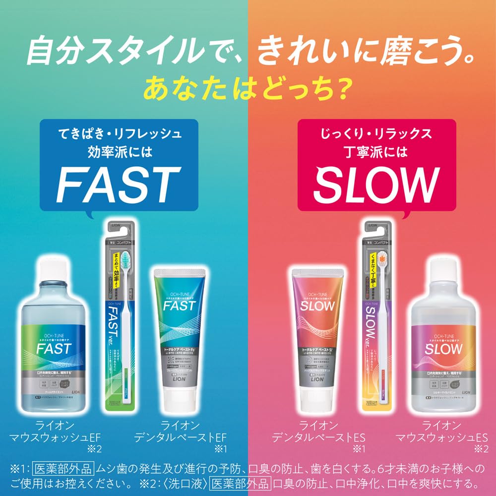 OCH-TUNE [Quasi-drug] Toothpaste SLOW Herbal Relax Mint Toothpaste Highly Concentrated Fluoride (1450ppm) 130g