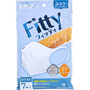 [Tamagawa Eisai] Fitty Style Fit Plus 3D 7-piece set White Regular Size Mask