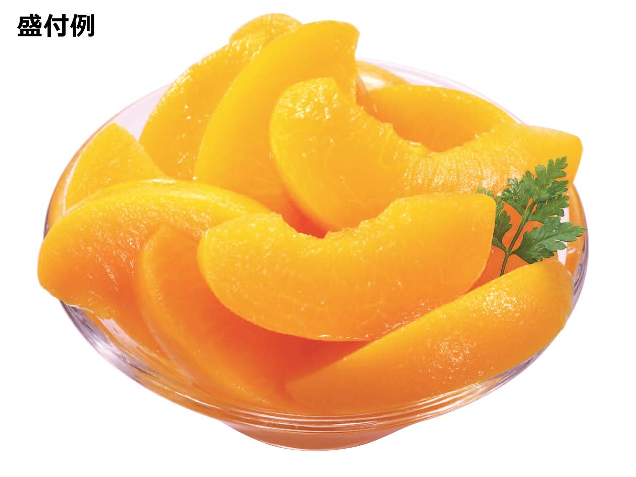 아침에는 아침부터 과일 황 복숭아 190g (4082) × 24 개