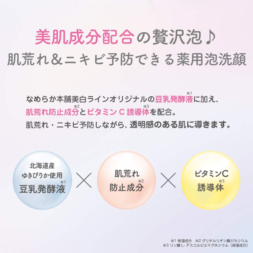 【의약부외품】 매끄러운 본점 약용 거품 세안(손바닥용) 180밀리리터 (x 1) 세안 폼