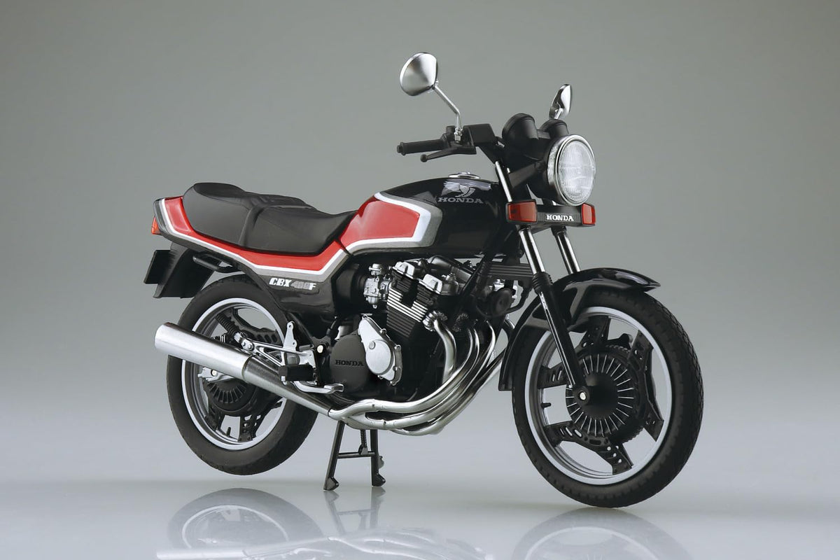 아오시마 문화 교재사(AOSHIMA) 1/12 완성품 오토바이 Honda CBX400F 블랙/캔디 알라모아나 레드