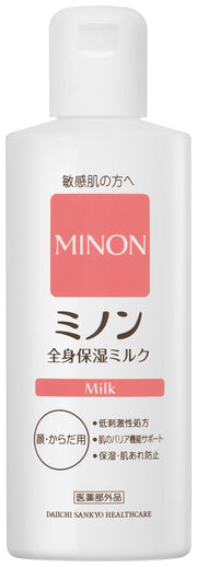 미논 전신 보습 우유 본체 병 200mL 바디 우유 민감 피부 피부 저것 방지 보습 건조 대책 약산성 저자극성[의약부외품]