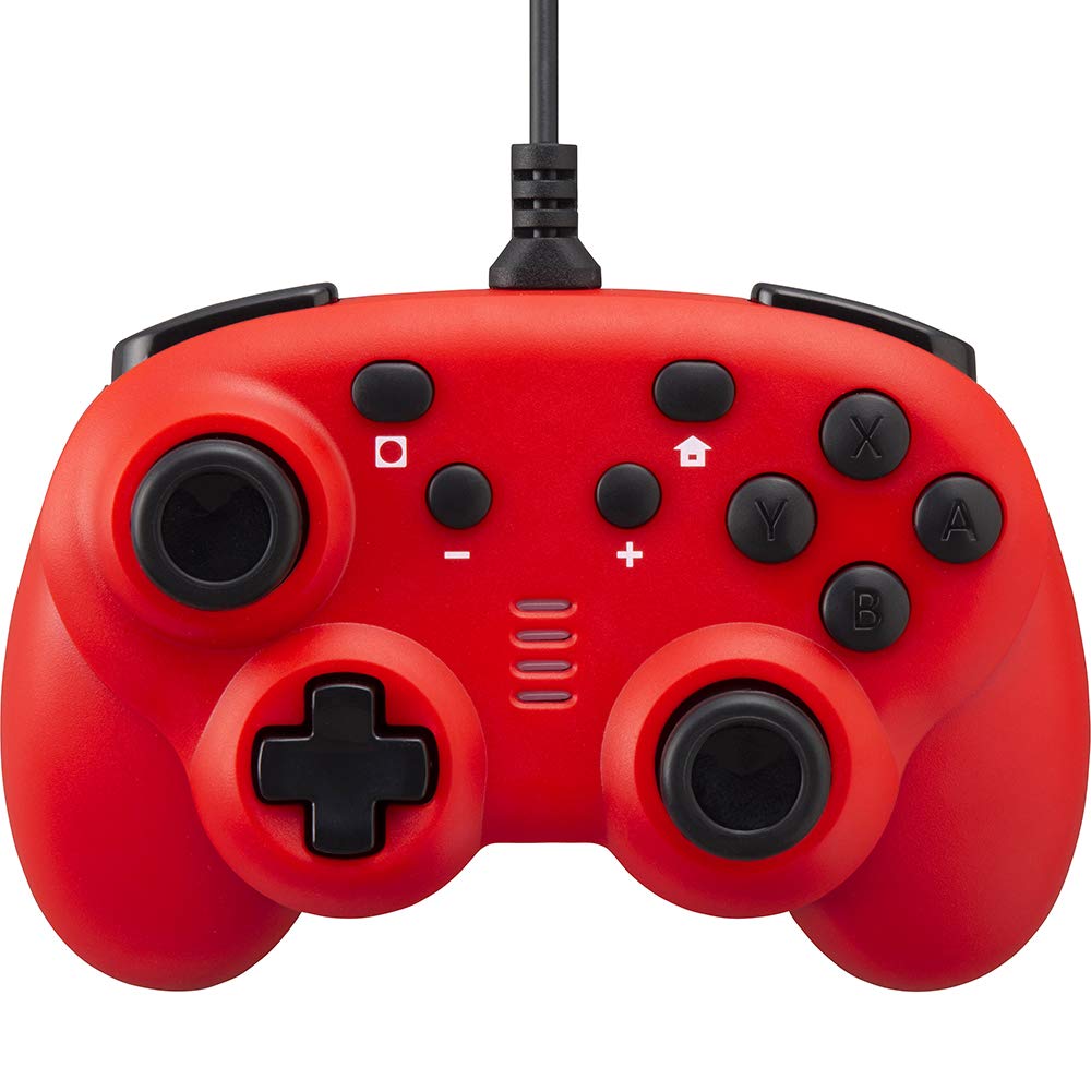 CYBER Gyro Controller Mini Wired Type สำหรับ Nintendo Switch สีแดง
