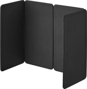 Yamazaki Jitsugyo Tower Magnetic Range Guard 4 Panels Black 1 Piece W18 x D0.7 x H32cm Dishwasher Safe 1457
