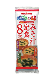 마루코메 생된장국, 레스토랑 맛, 된장국 정식, 즉석 된장국, 8인분 x 12봉, 열사병 예방 및 영양 보충용.