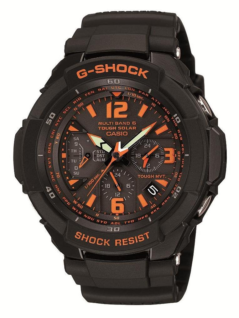 [Casio] G-Shock Watch [Domestic Genuine Product] GRAVITYMASTER Radio Solar GW-3000B-1AJF Men's Black
