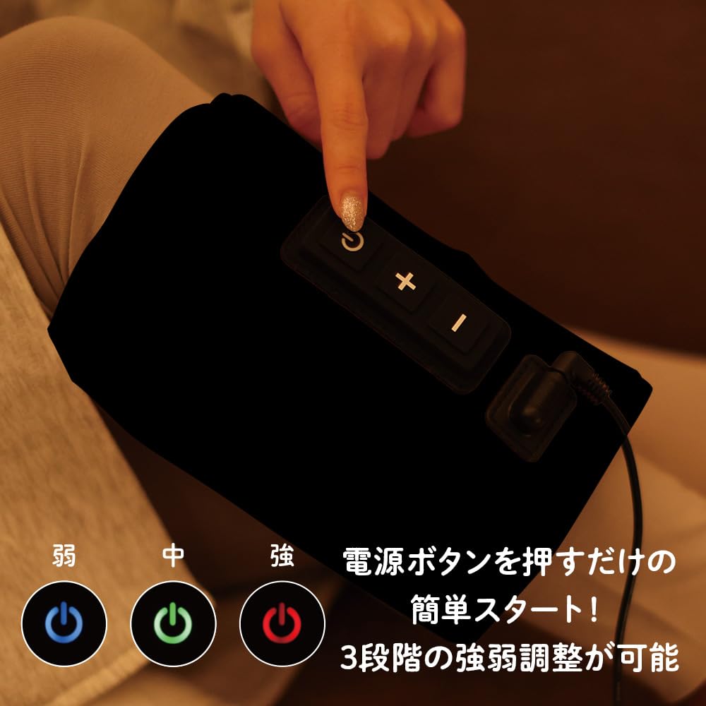 Doshisha Super Gorilla Grasp Calf Care ประเภทปั๊มขาเดียวแบบปรับได้ 3 ระดับ เข้ม, ปานกลาง, อ่อน สีดำ