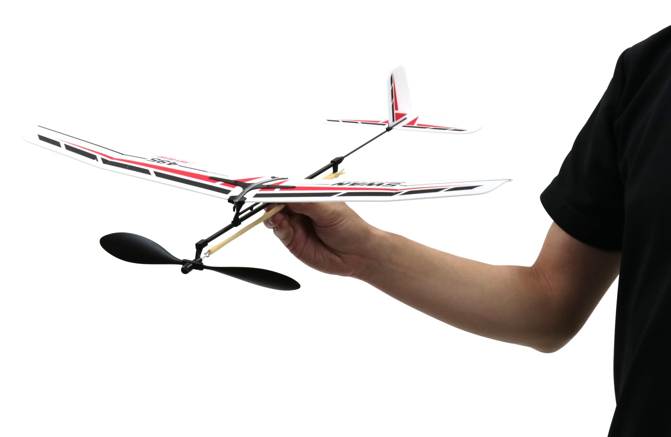 Ikeda Kogyo Rubber Powered Model Airplane Swan Ages 10 and up 000056670