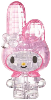 HANAYAMA [Transparent 3D Jigsaw Puzzle] Crystal Gallery Sanrio My Melody Crystal-like Figure Interior Ages 7 and up
