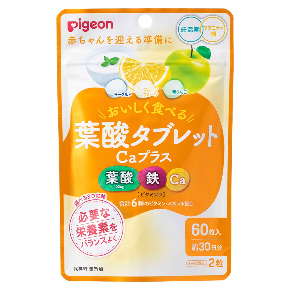 PIGEON Folic Acid Tablet Ca Plus 60 tablets