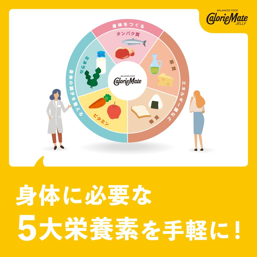 Otsuka Pharmaceutical Calorie Mate Jelly Apple Flavor 215g x 12 chai