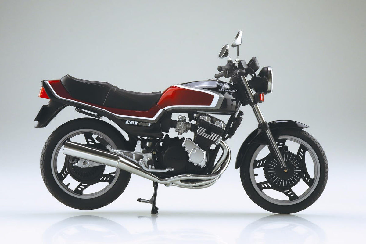 아오시마 문화 교재사(AOSHIMA) 1/12 완성품 오토바이 Honda CBX400F 블랙/캔디 알라모아나 레드
