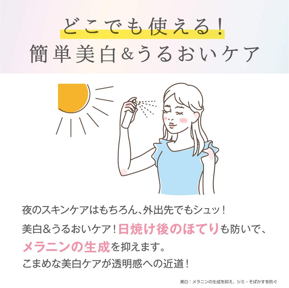 [Quasi-drug] Nameraka Honpo Medicated Whitening Mist Lotion 120ml Soy Milk Isoflavone Whitening