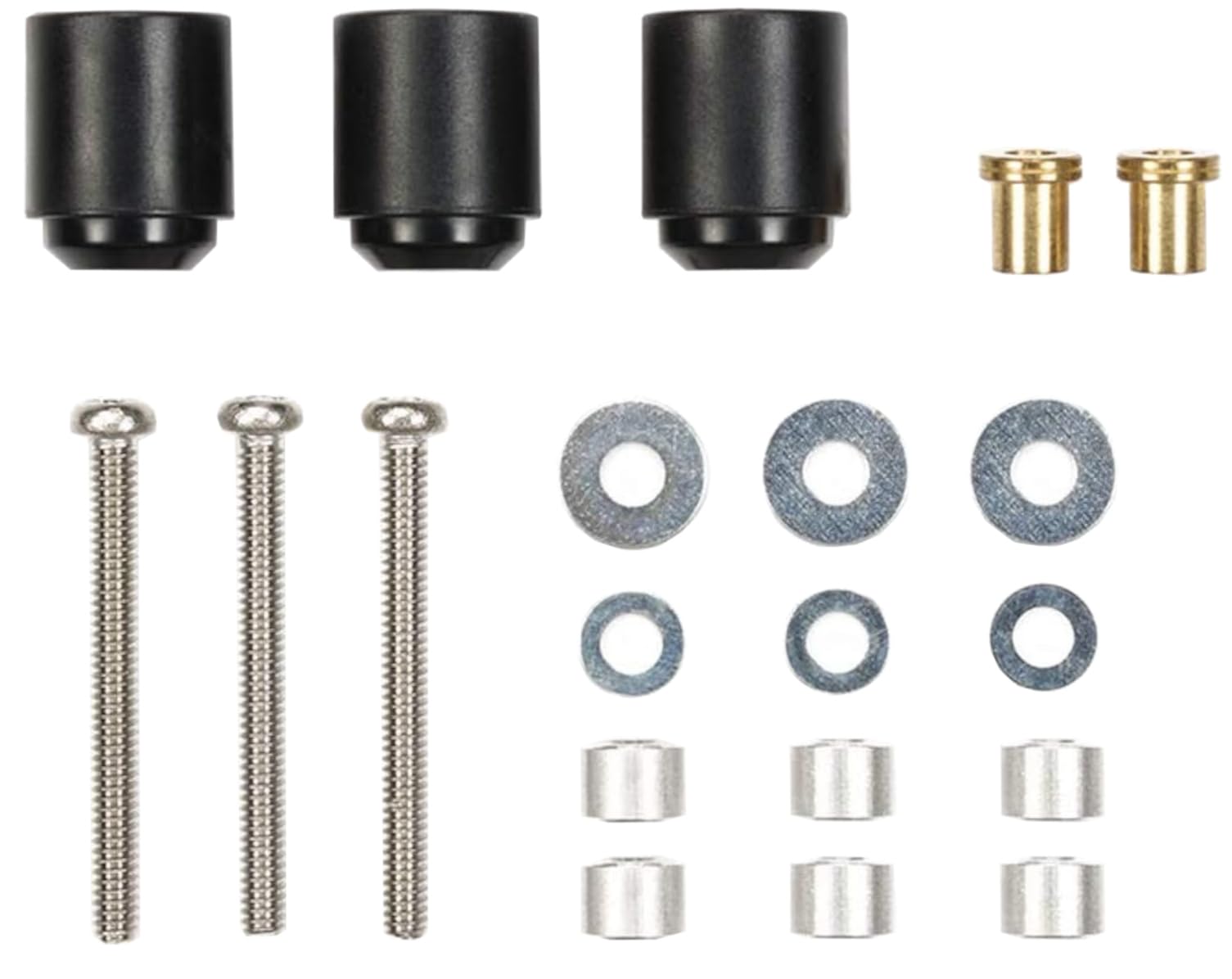 Tamiya Mini 4WD Grade Up Parts No.528 High Mount Tube Stabilizer Set (Black) 15528
