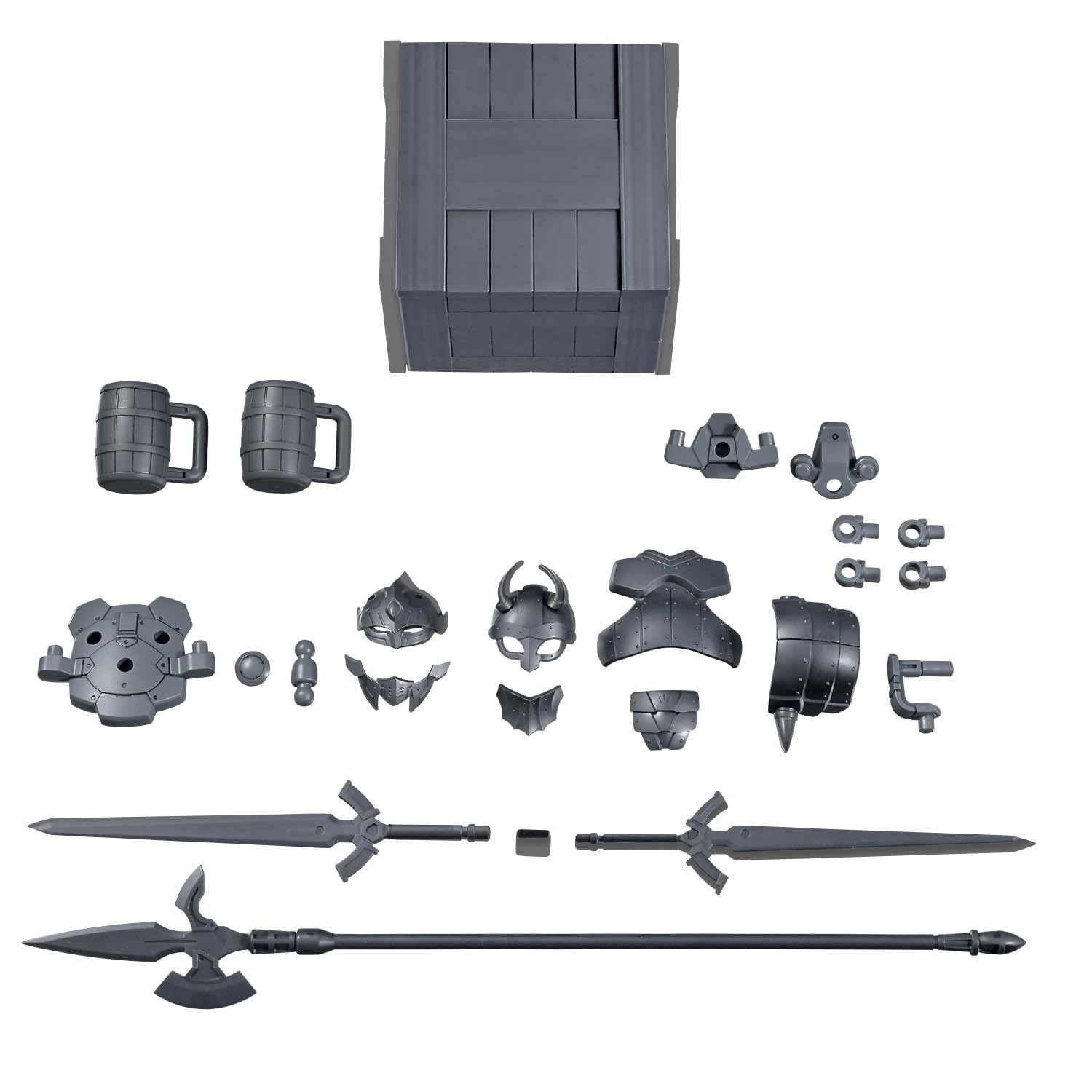BANDAI SPIRITS 30MF Item Shop 2 (Fighter Option) Color-coded plastic model