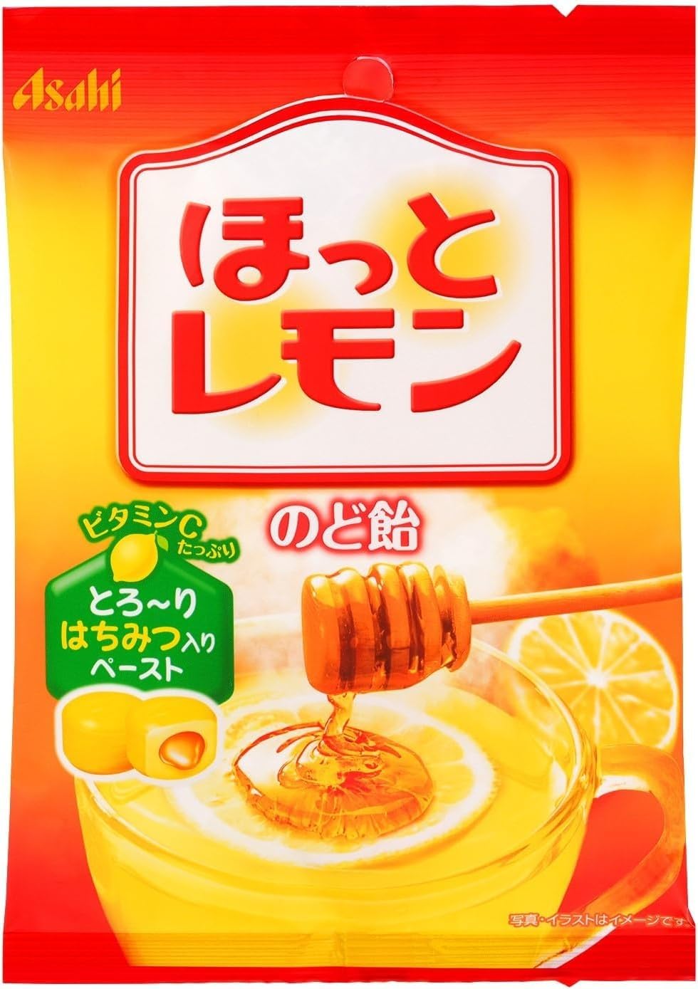 Asahi hot lemon throat candy 76g x 5 pieces