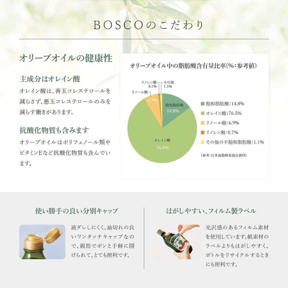 보스코 엑스트라 버진 올리브 오일 145g