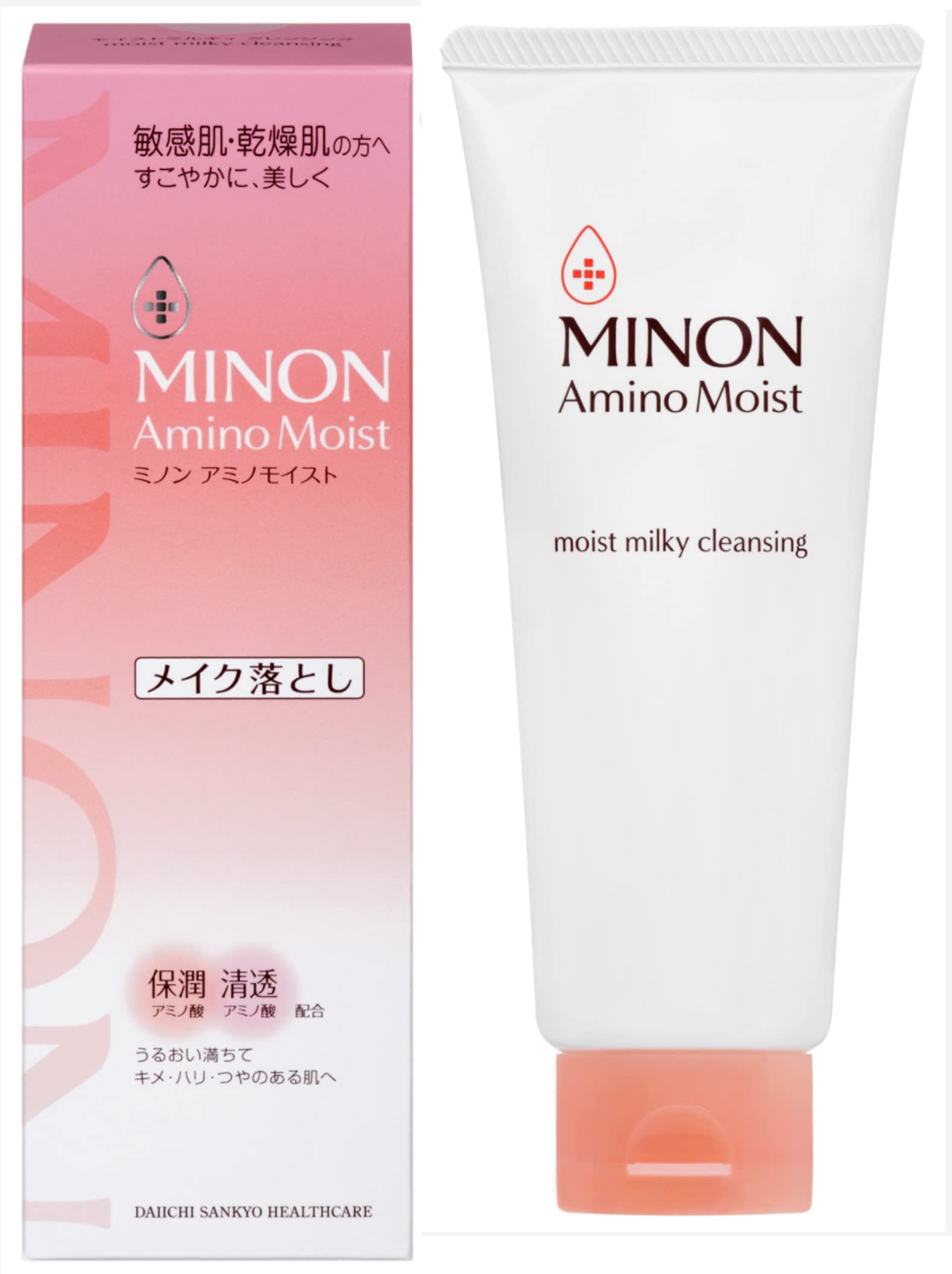 MINON Amino Moist Moist Milky Cleansing 100g [Sensitive skin, dry skin] Makeup remover, pore stains, cream type