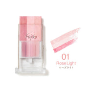 Fujiko Fujiko Chalk Cheek 01 Rose Light 7.1g Pink