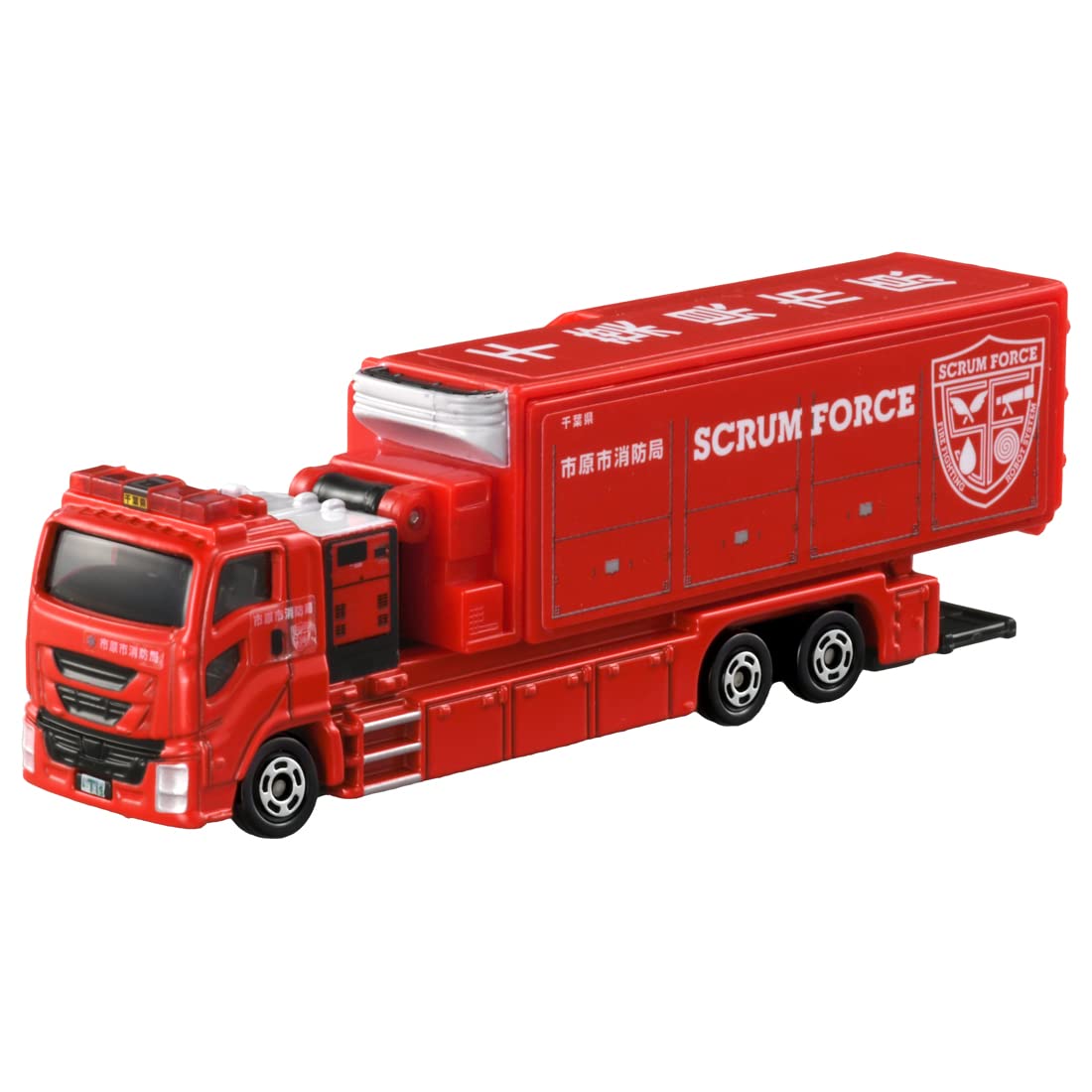 TAKARA TOMY Tomica Long Type Tomica No.121 Ichihara City Fire Department Scrum Force Mini Car Toy Ages 3+