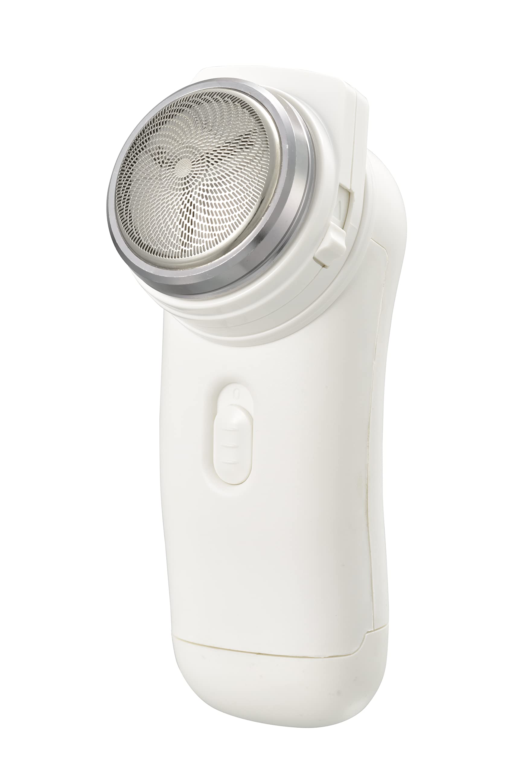 Ohm Electric Rotary Pocket Shaver Battery Operated Men's Shaver Electric Razor Electric Shaver HB-SB11R-W 00-5897 OHM