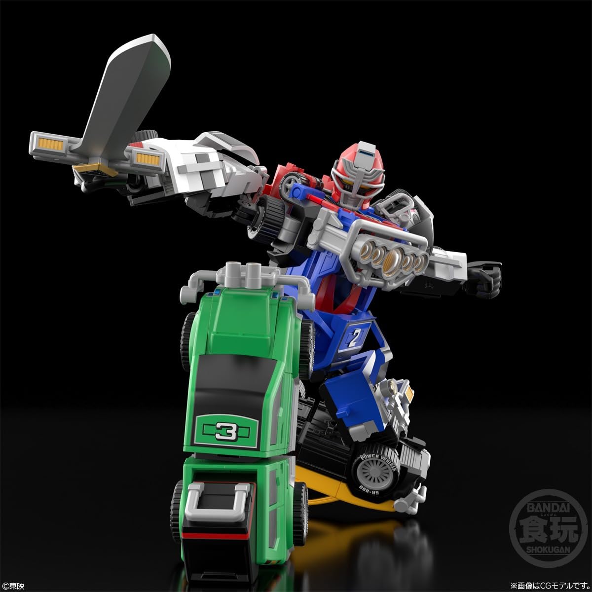 반다이(BANDAI) SMP [SHOKUGAN MODELING PROJECT] 격주합체 RV로보 츄잉껌 식완[BOX 판매/1개 세트]