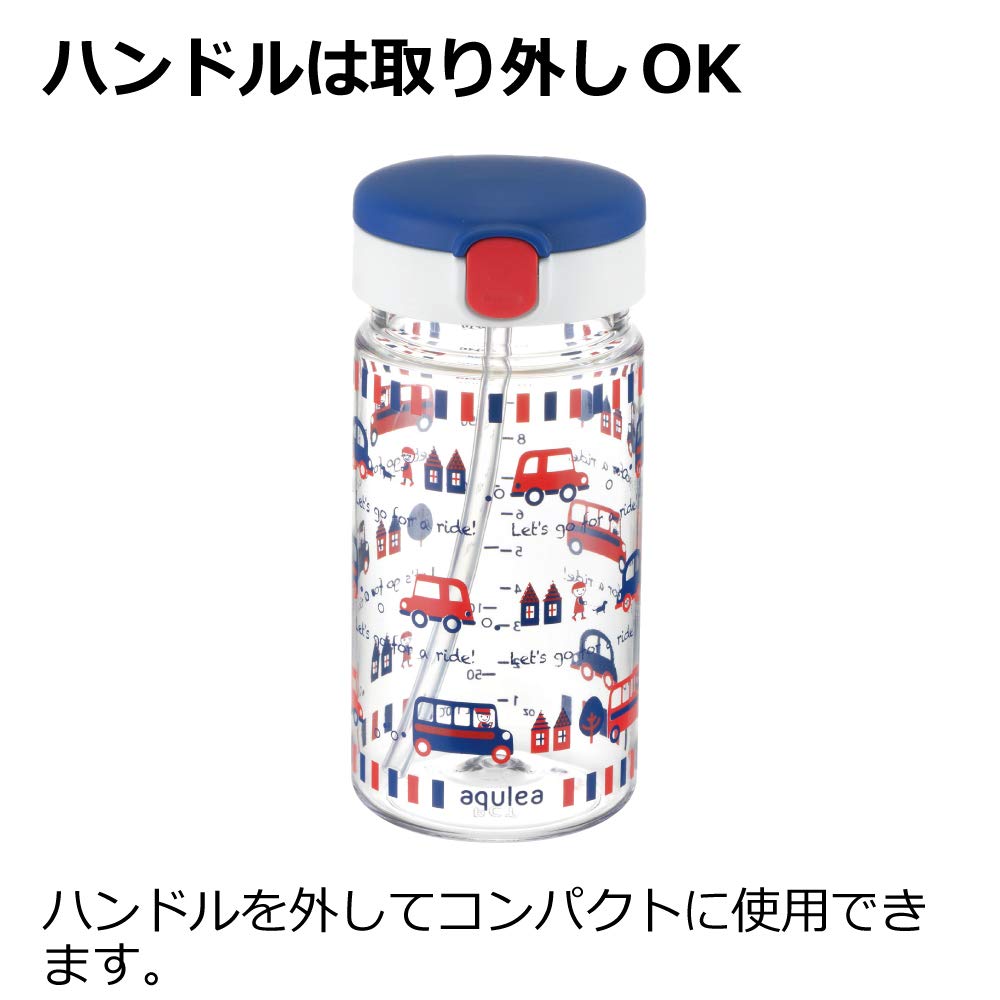 Richell Aclear Outing Straw Mug R 320 Pink 1 piece 320ml 7 months