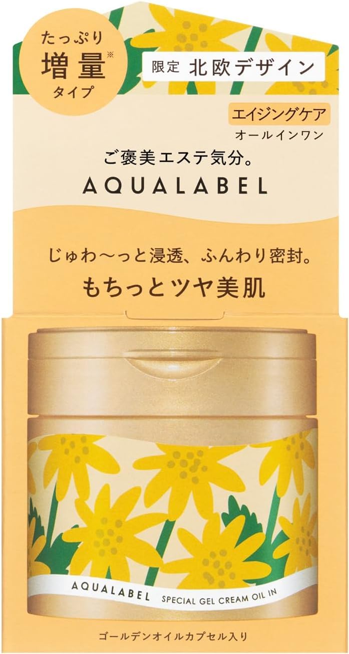 아쿠아 레이블 (AQUALABEL) 스페셜 젤 크림 EX (오일 인) L 크림 111g 본체 팔미틴산 레티놀 올인원 젤 에이징 케어 【한정】