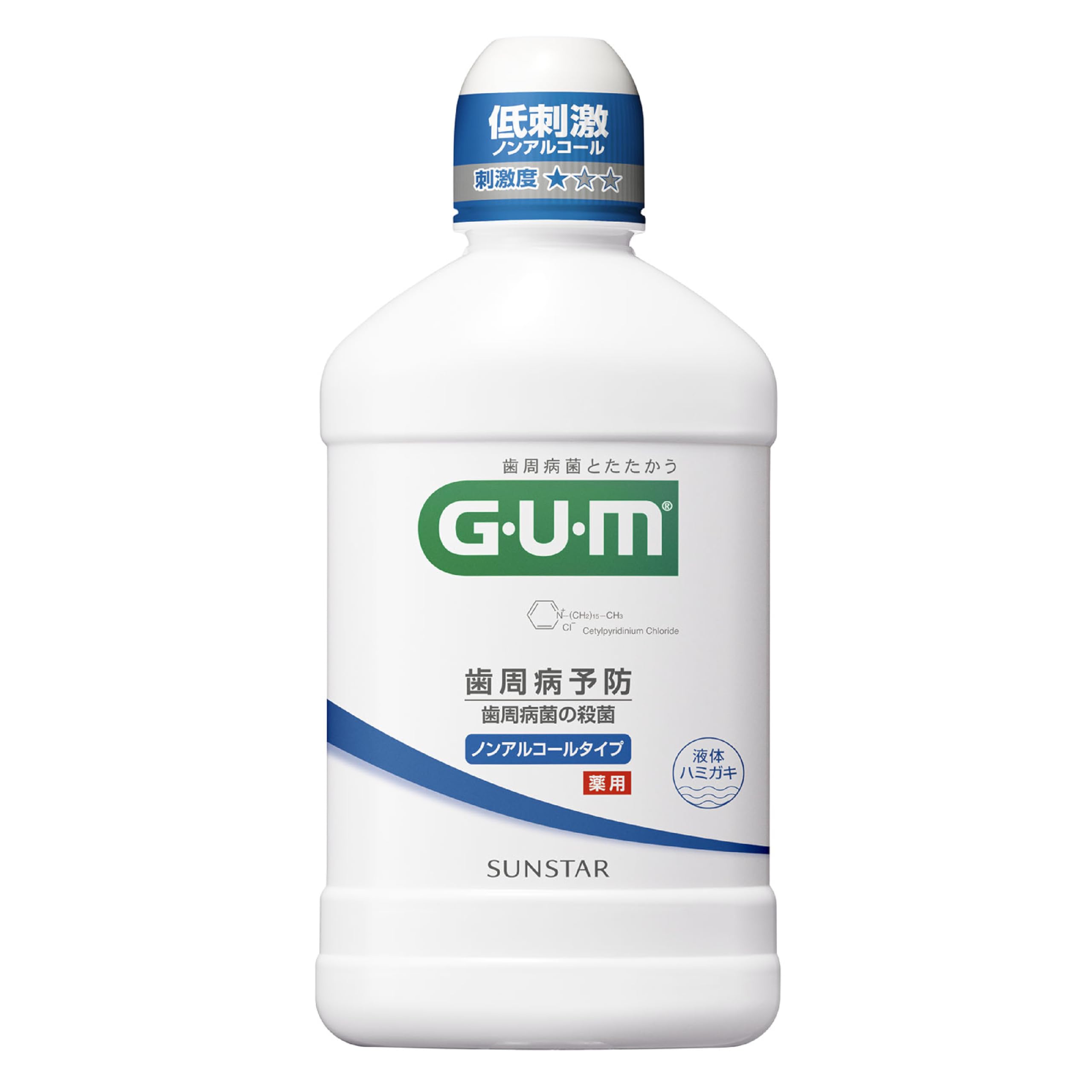 GUM(껌)[의약부외품] 치과용 약용 액체 가미가키 250ml [논알코올 저자극 허브 민트 타입]
